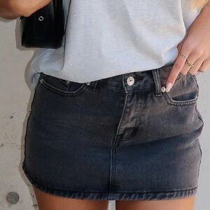 White Fox Boutique Black Mini Skirt Casual Night Out